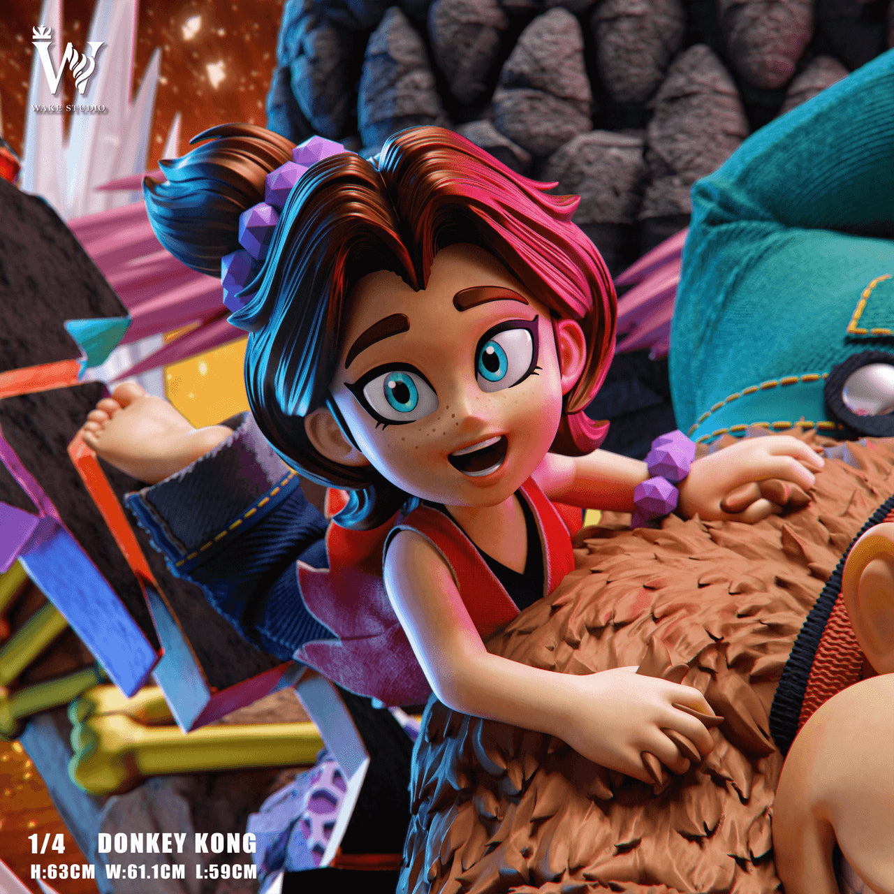 Donkey Kong - Bananza | 1:4 Resin Statue | by Wake Studio