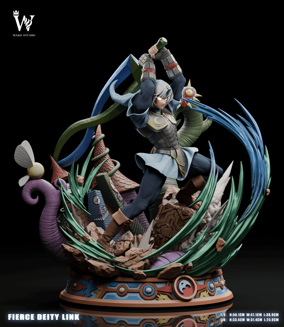 Legend of Zelda - Fierce Deity Link | 1:6/1:4 Resin Statue | by Wake Studio