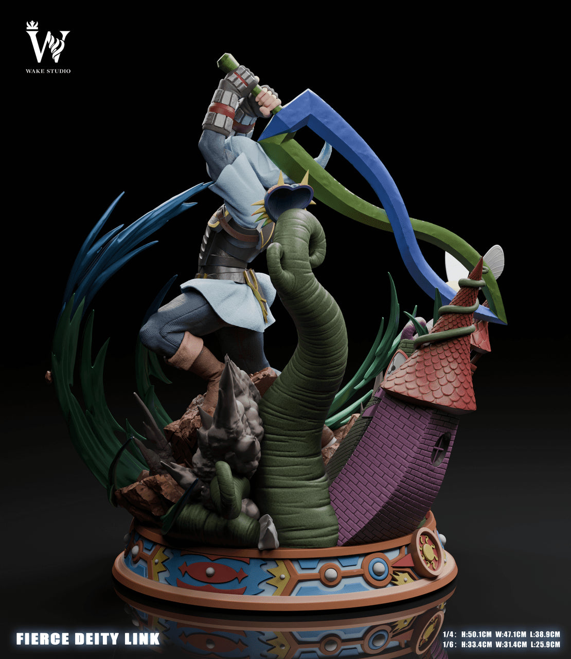 Legend of Zelda - Fierce Deity Link | 1:6/1:4 Resin Statue | by Wake Studio