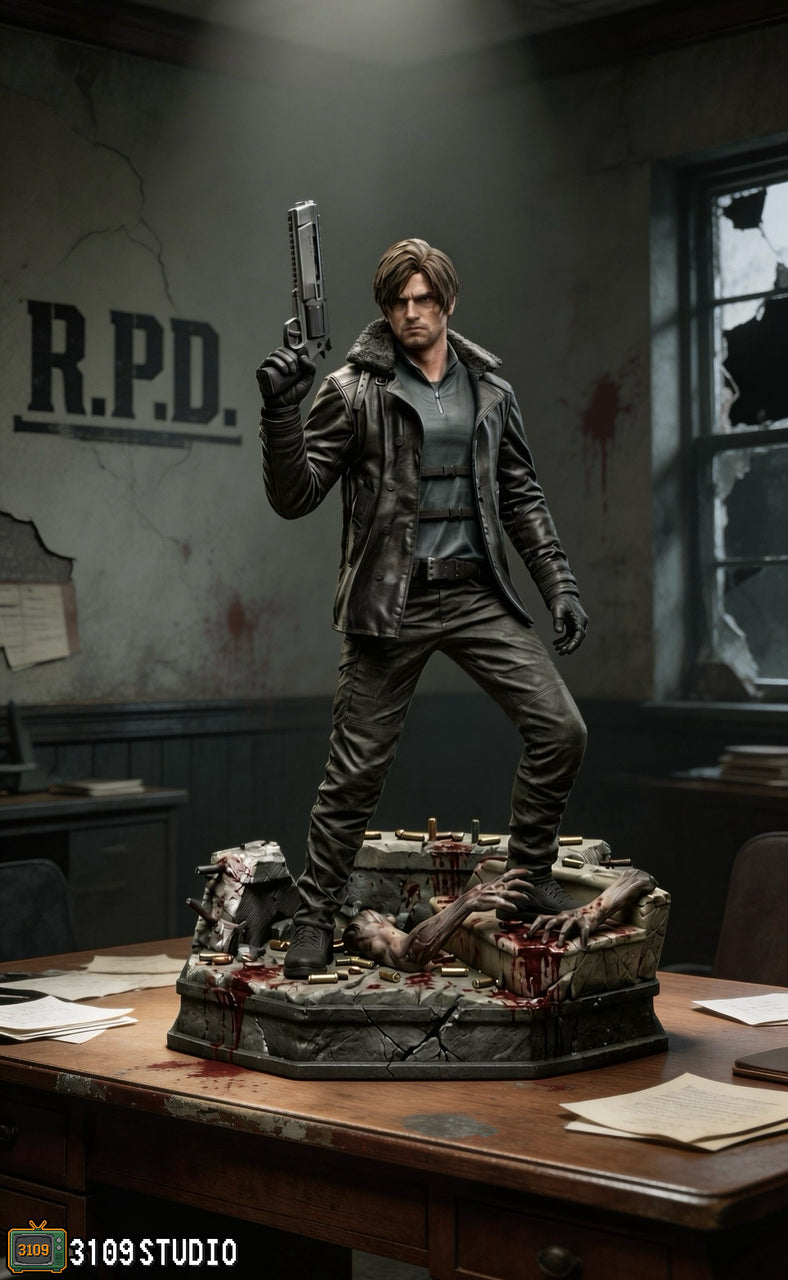 Resident Evil - Leon S Kennedy | 1:4 Resin Staue | by 3109 Studio