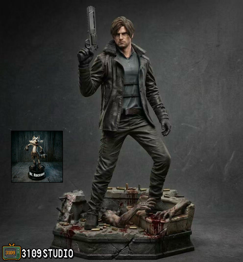 Resident Evil - Leon S Kennedy | 1:4 Resin Staue | by 3109 Studio