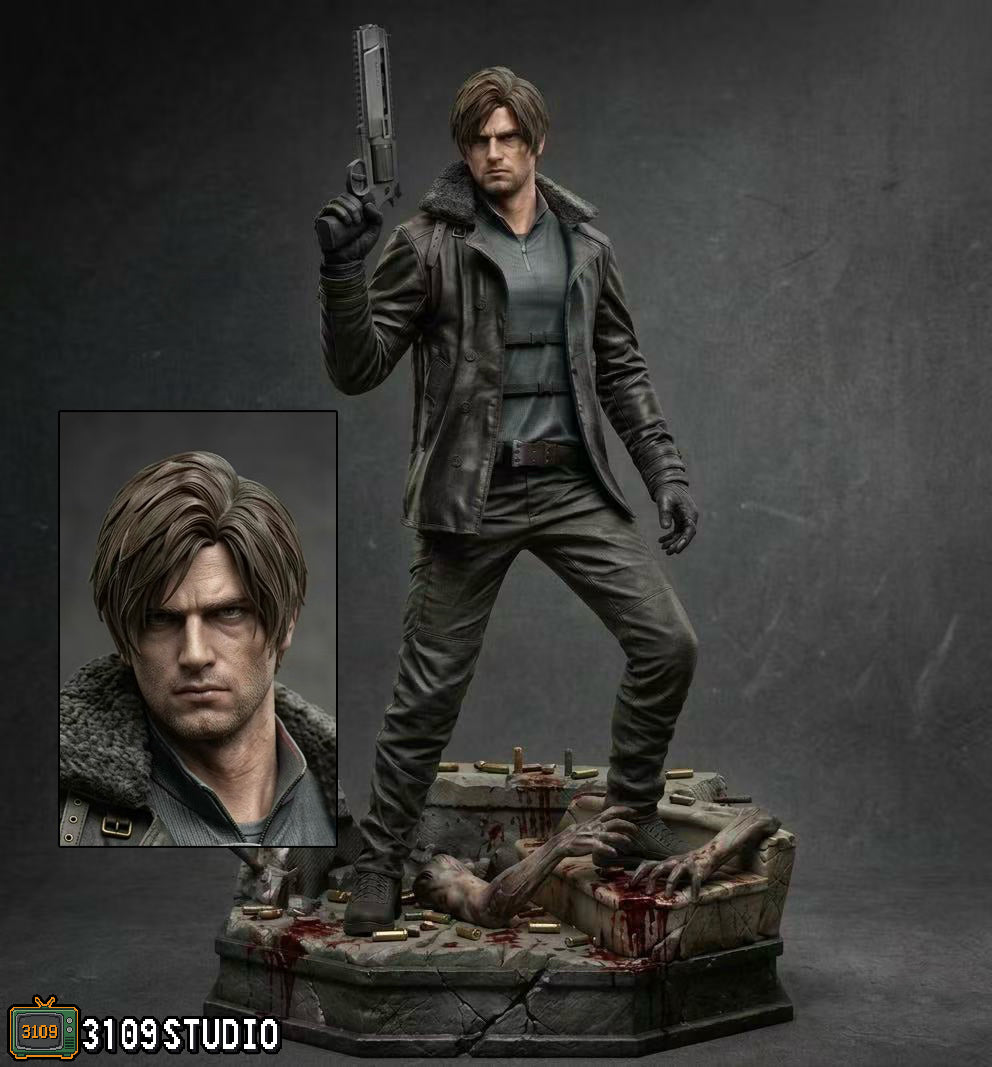 Resident Evil - Leon S Kennedy | 1:4 Resin Staue | by 3109 Studio