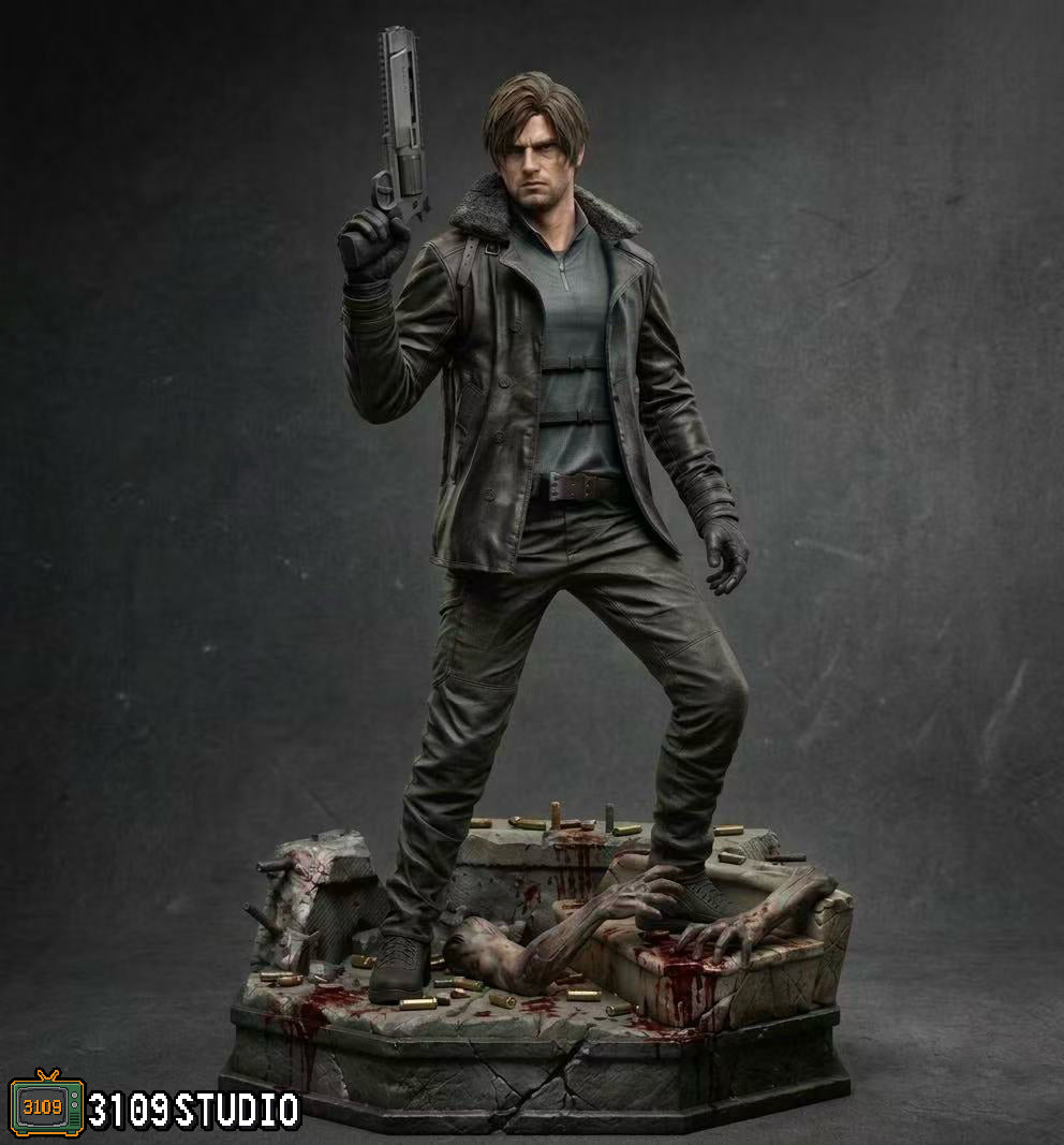 Resident Evil - Leon S Kennedy | 1:4 Resin Staue | by 3109 Studio