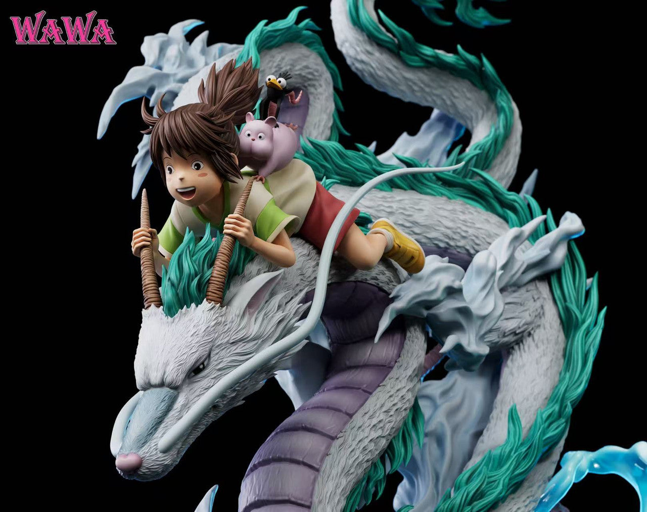 Spirited Away - Chihiro Ogino & Haku | Resin Statue | by WAWA Studio
