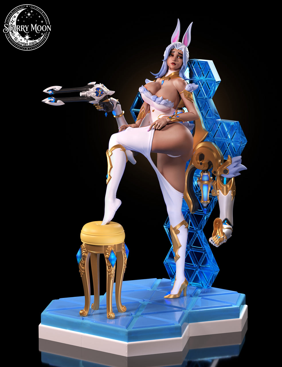 Overwatch - Bunny Domina | 1:4 Resin Statue | by Starry Moon Atelier