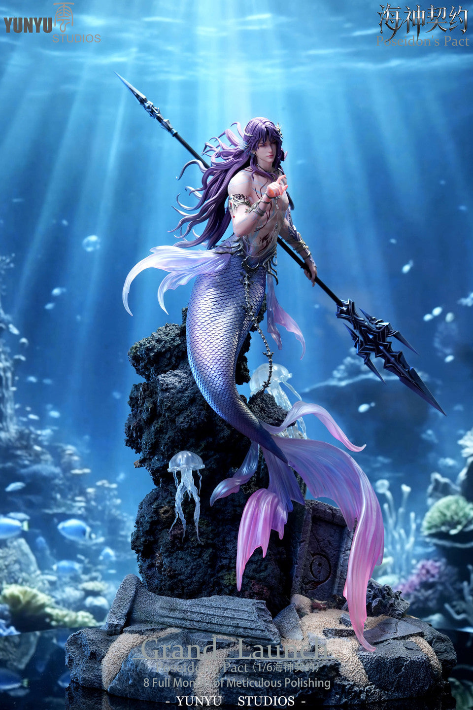 Love and Deepspace - Poseidon's Pact | 1:6 Resin Statue | by YunYu Studio