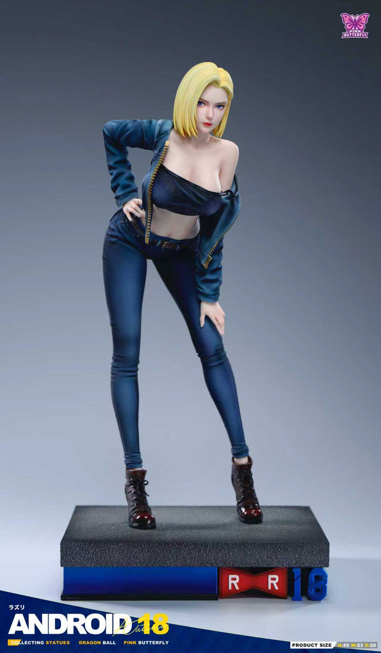 Dragon Ball - Android 18 | 1:4 Resin Statue | by Pink Butterfly Studio