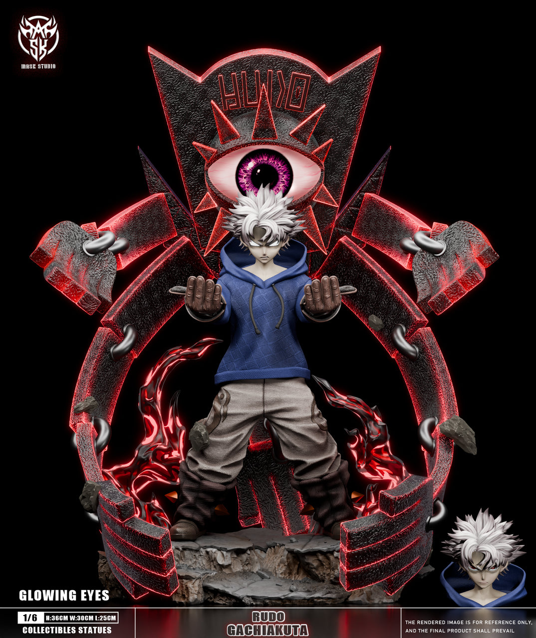 リロード3枚セット グリーヴァthe Muzzle gulu gulu Gachiakuta - Rudo Surebrec | 1:6 Resin Statue | by Mask Studio