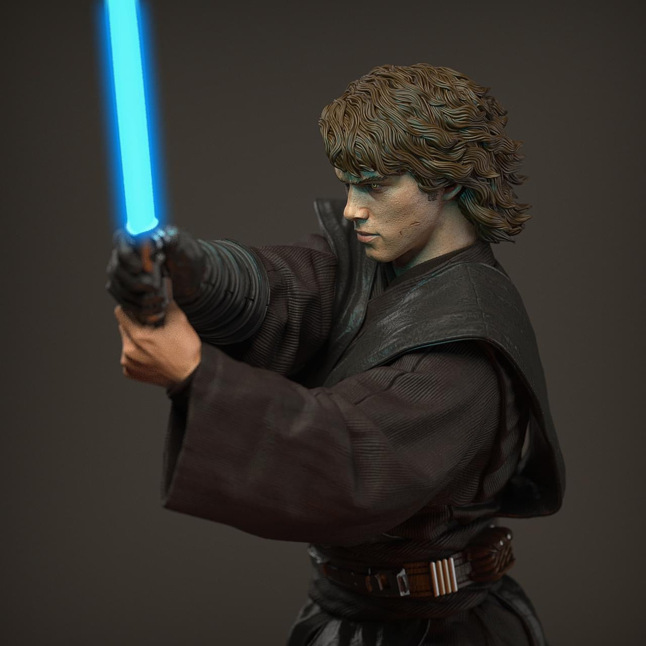 Star Wars - Anakin Skywalker vs Obi-Wan | 1:4 Resin Statue | von MFA Collectibles