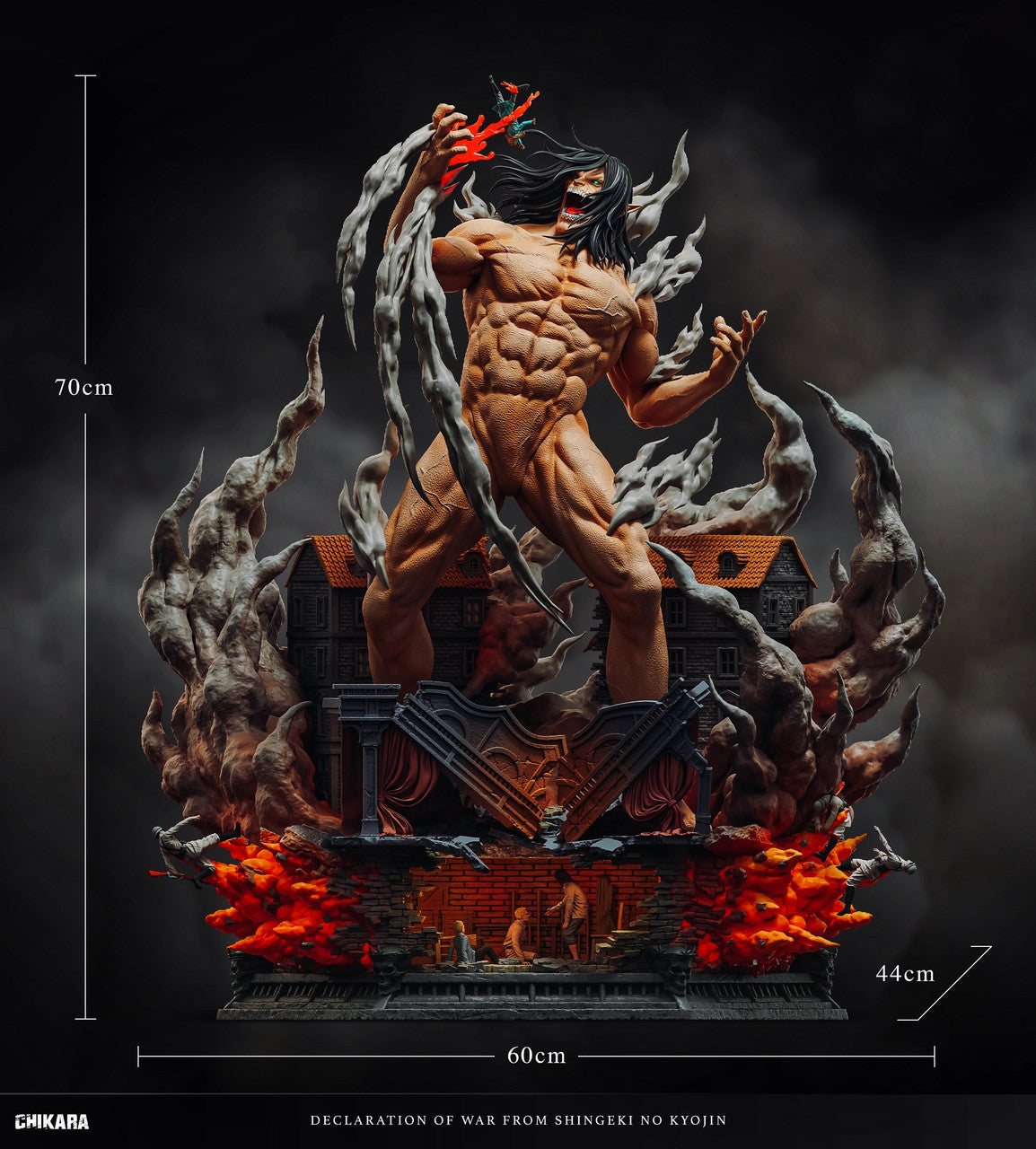 Attack on Titan - Declare war | Resin Statue | by Chikara Studio