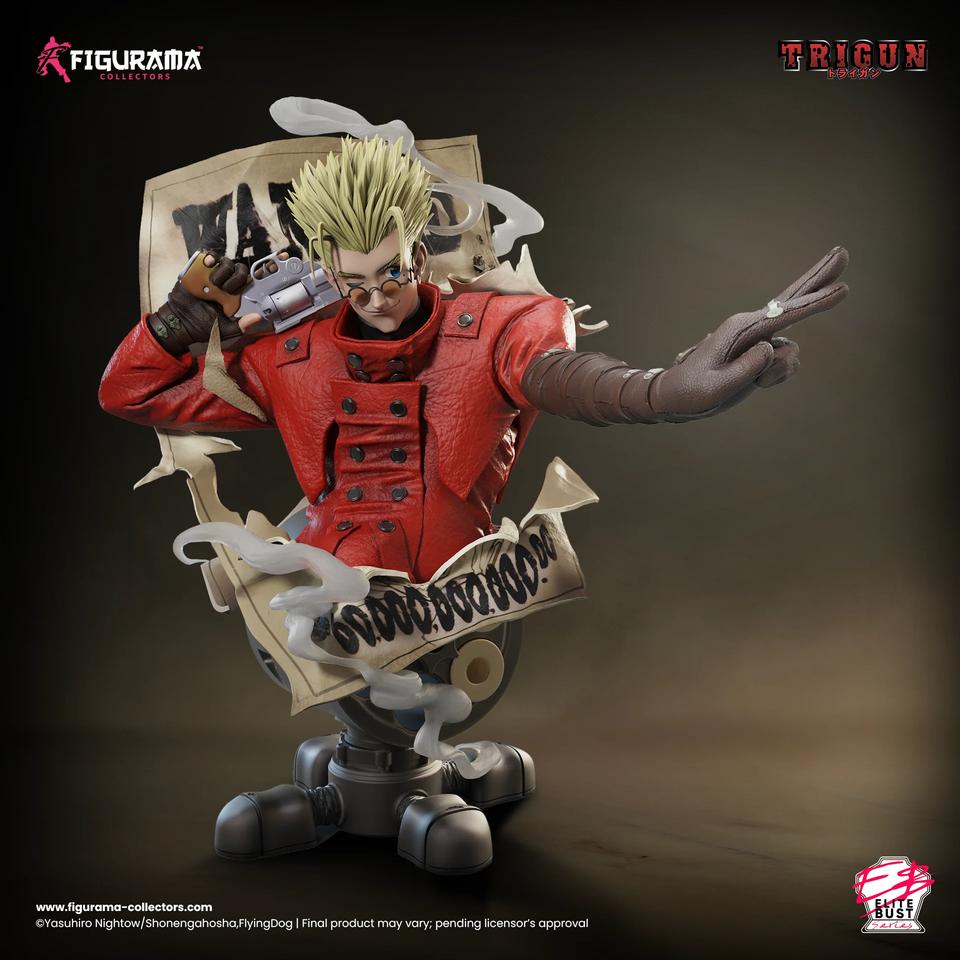 Trigun - Trigun Bust | 1:6 PVC Statue | by Figurama Studio