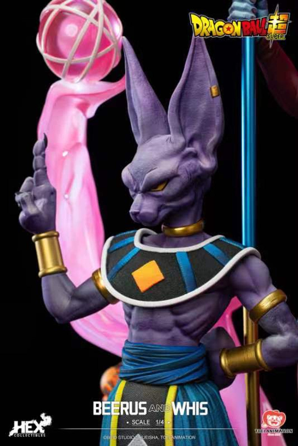Dragon Ball - Beerus & Whis Licensed | 1:4 Resin Statue | by HEX Collectibles