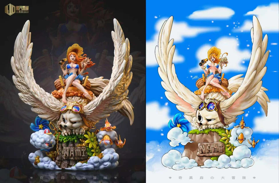 One Piece - Nami & Long-eared cat