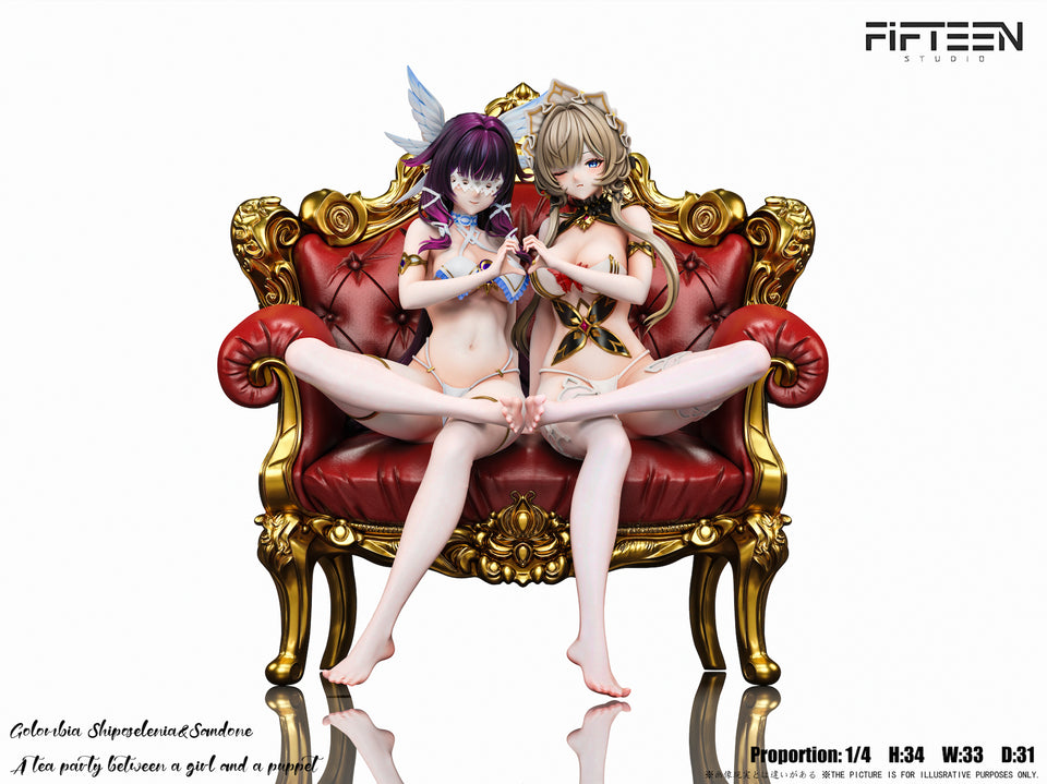 Genshin Impact - Sandrone & Columbina | 1:4 Resin Statue | by Fifteen Studio
