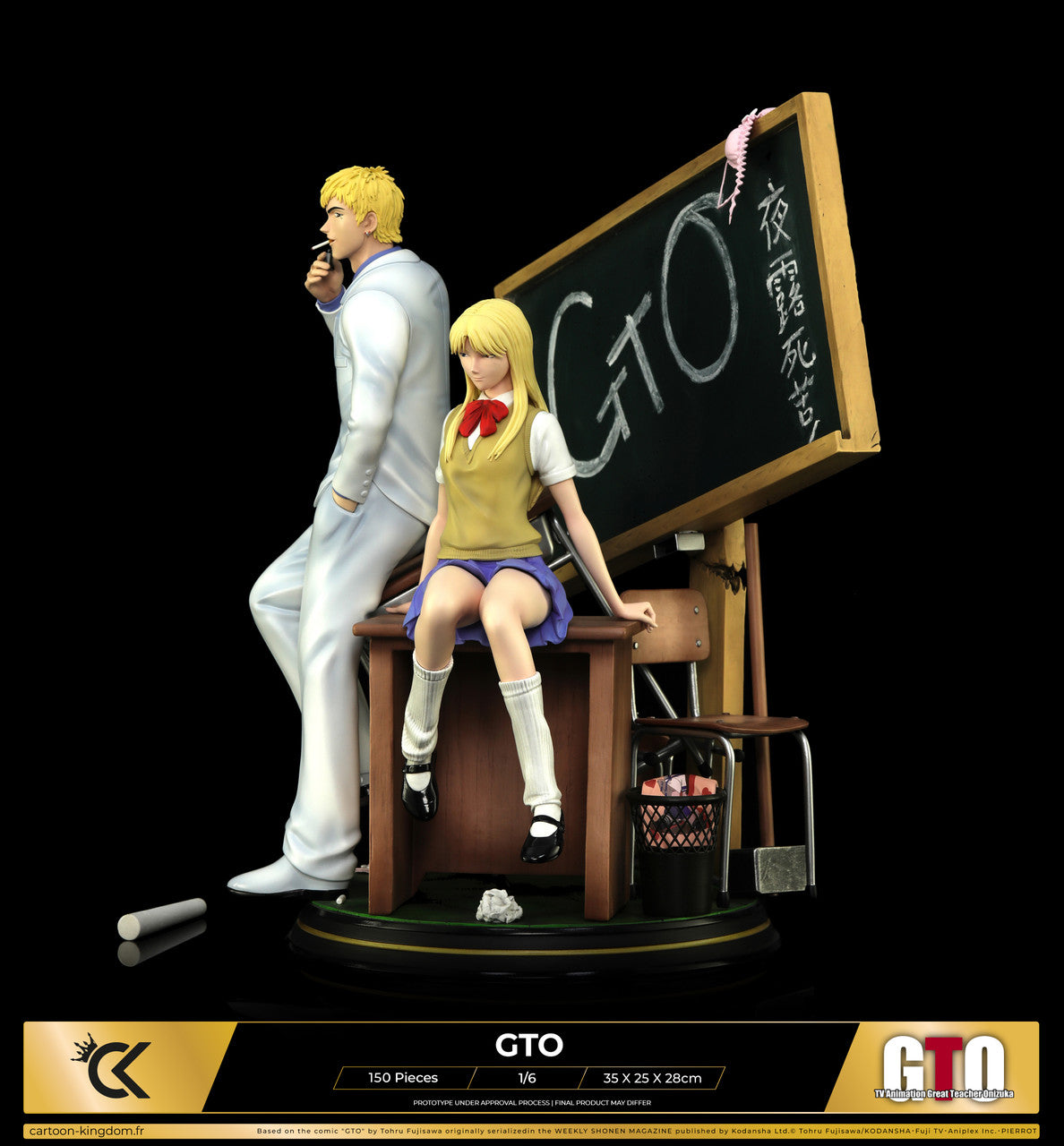 Great Teacher Onizuka - Onizuka & Urumi | 1:6 Resin Statue | by Cartoon Kingdom Studio