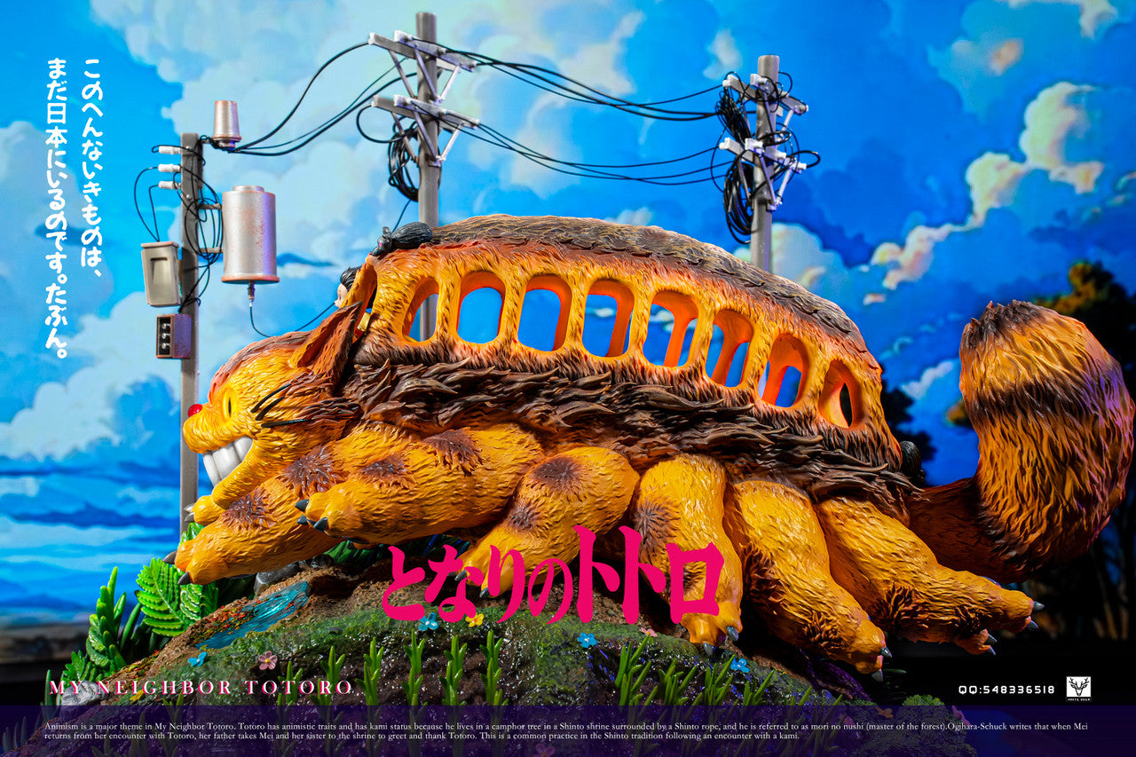 Studio Ghibli - Totoro (Catbus) | Resin Statue | by White Deer Studio