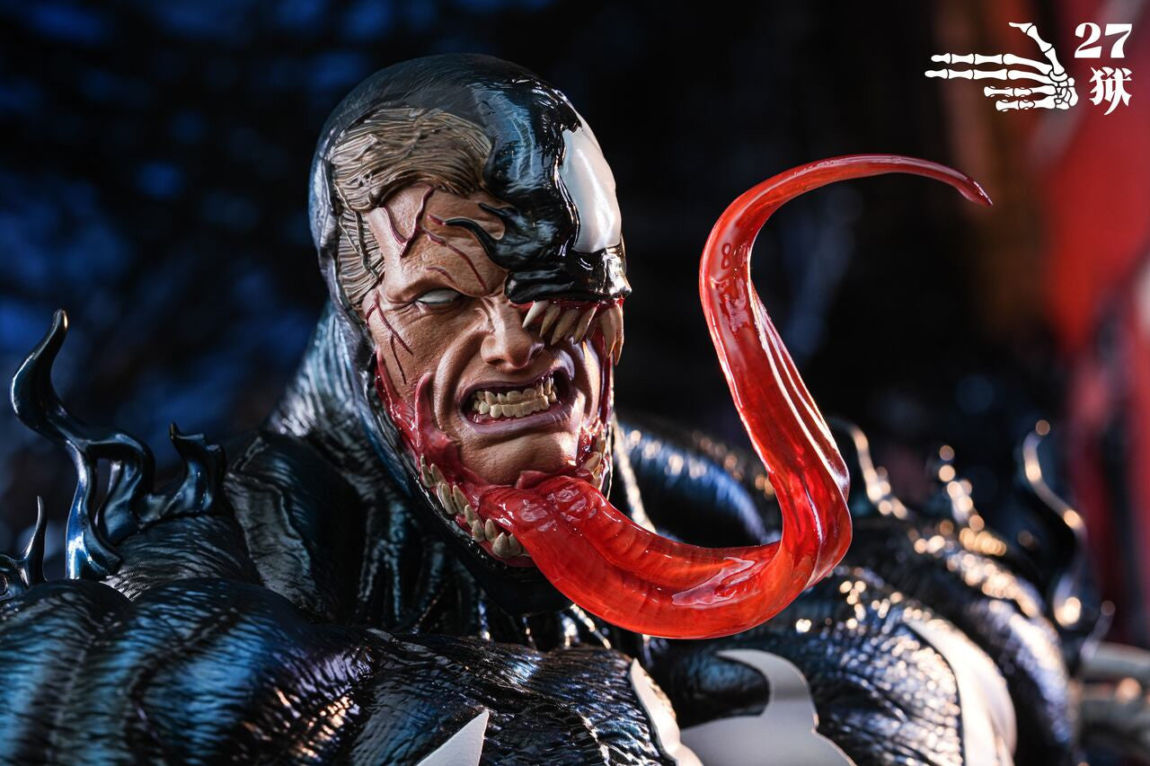 Marvel Comics - Venom bust | 1:3/1:1 Resin Statue | by 27abyss Studio