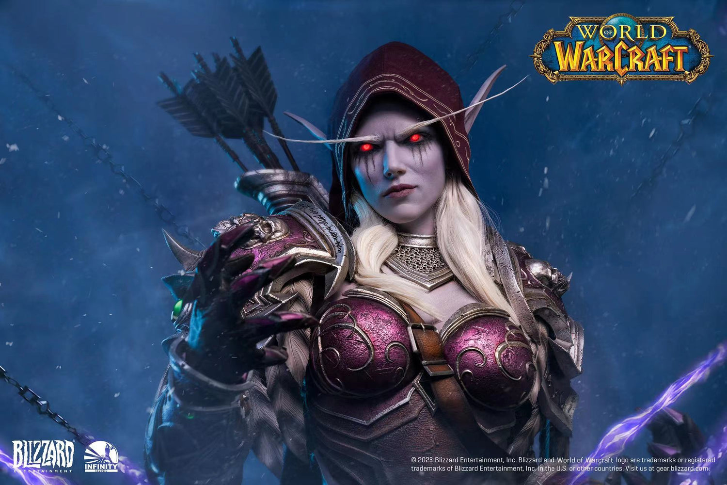 World of Warcraft - Sylvanas Windrunner | 1:1 Resin Bust | von Infinity Studio
