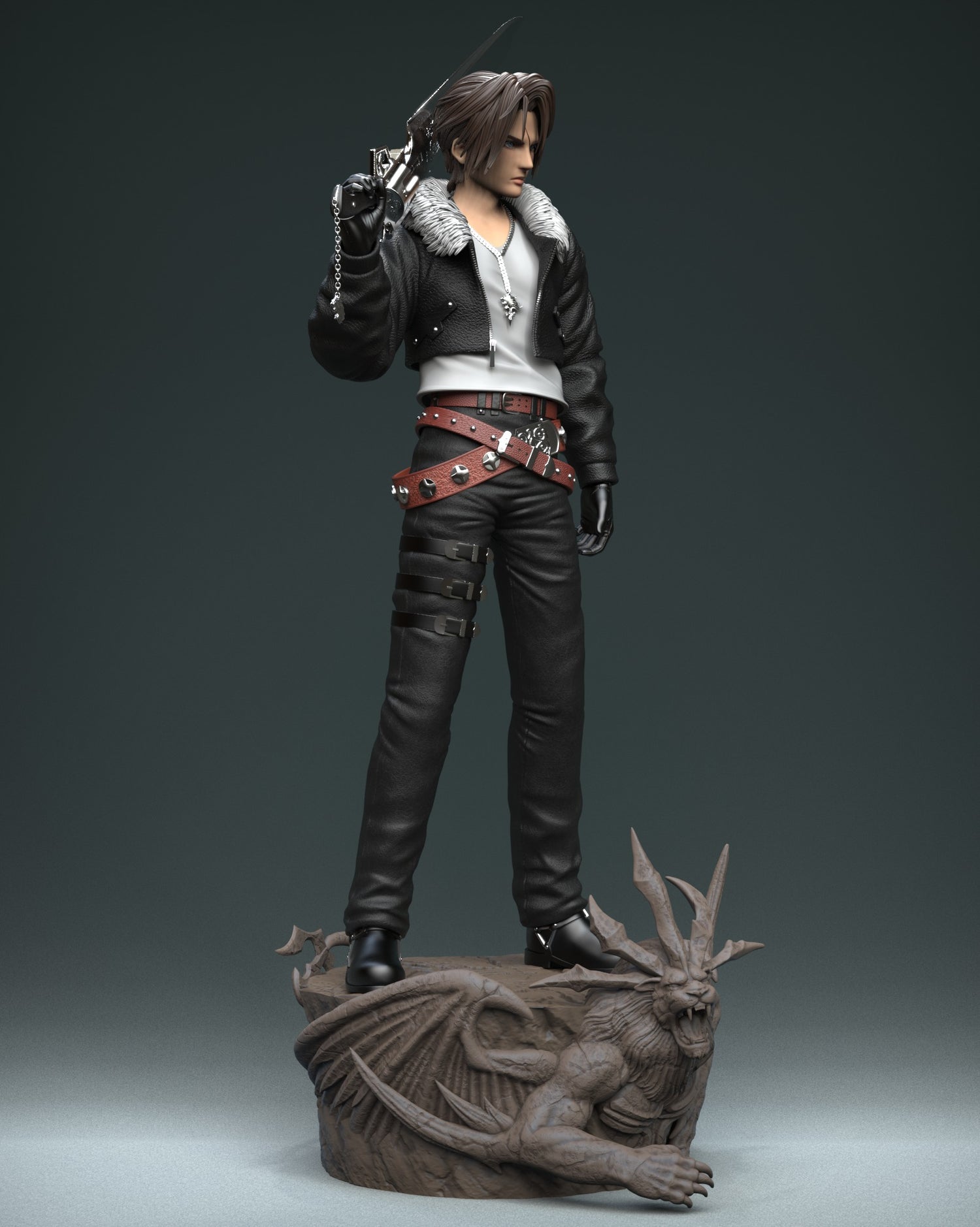 Final Fantasy - Squall | 1:4 Resin Statue | by Solar Studio