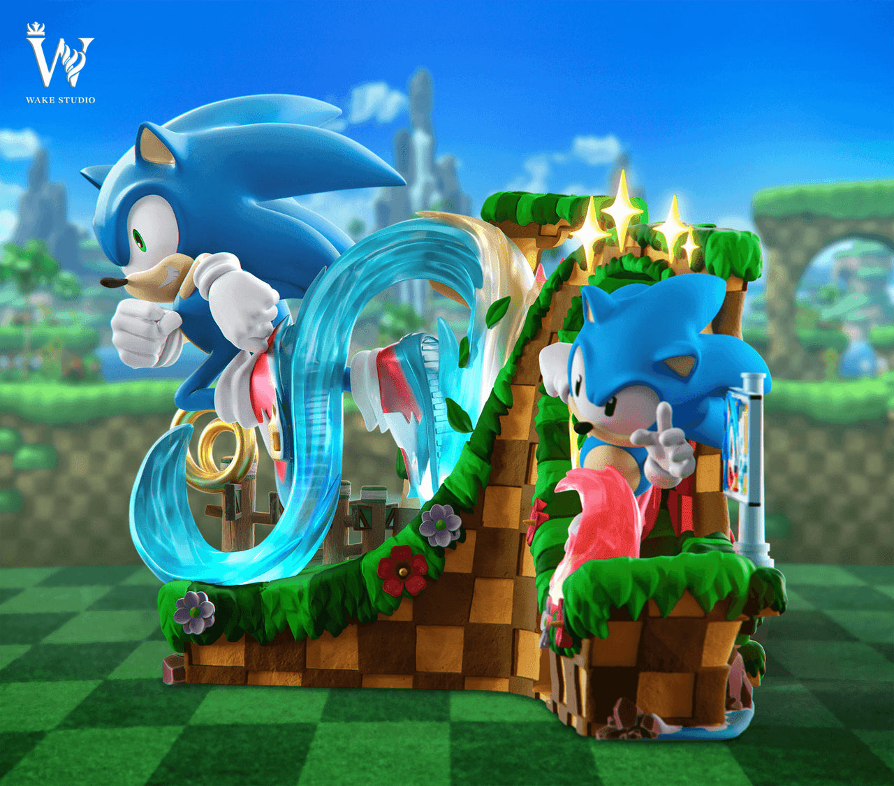 Sonic - Sonic | Resin Statue | by Wake Studio