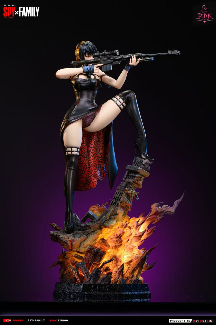 Spy×Family - Sniper Yor Forger | 1:4 Resin Statue | by Pink Studio