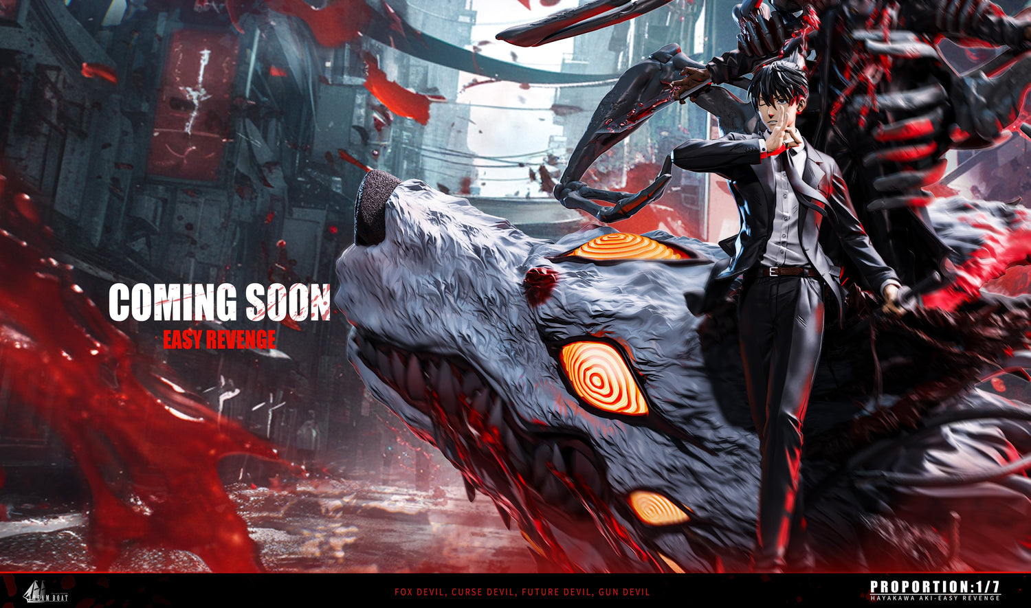 Chainsaw Man - Hayakawa Aki | 1:6 Resin Statue | von Dream Boat Studio