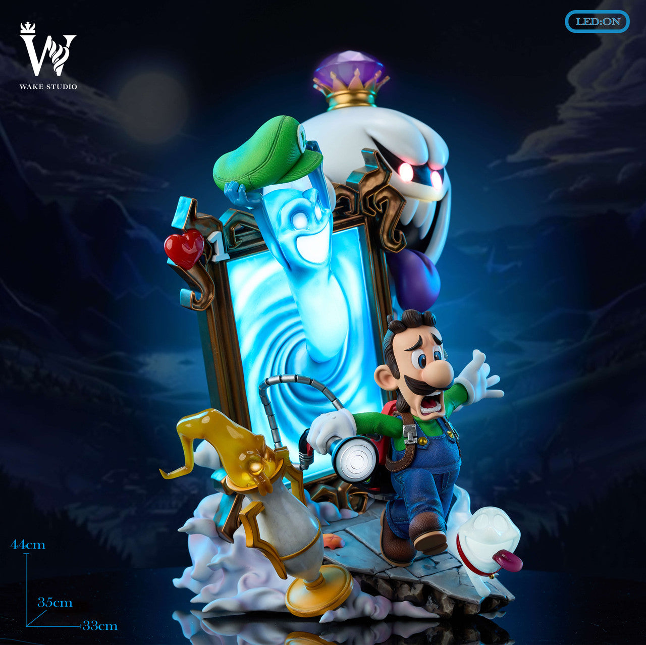 Super Mario – Luigi | 1:4 Resin Statue | von Wake Studio