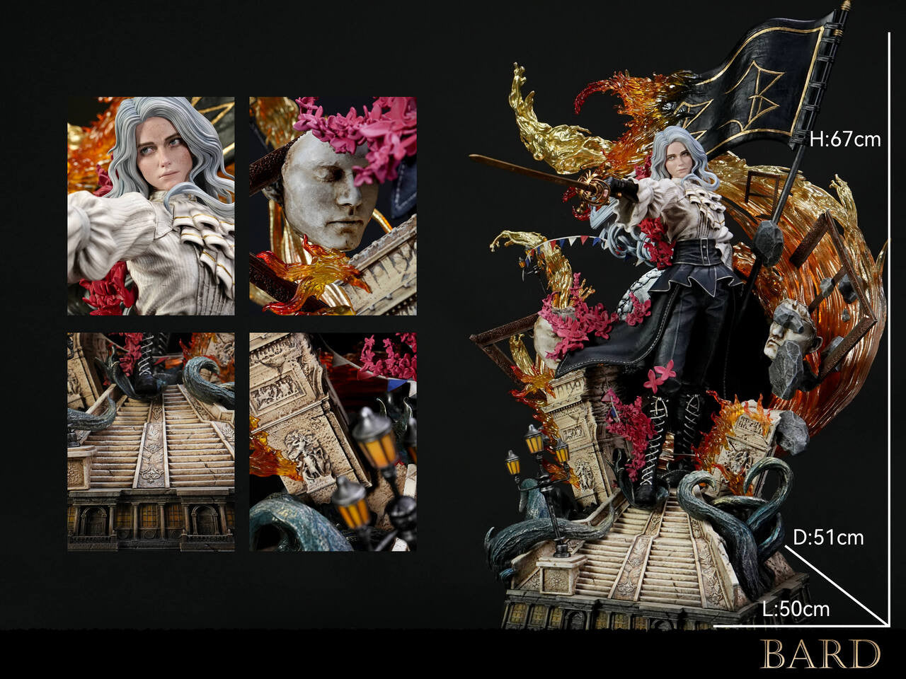 Expedition 33 - Maelle | 1:4 Resin Statue | by Bard Studio