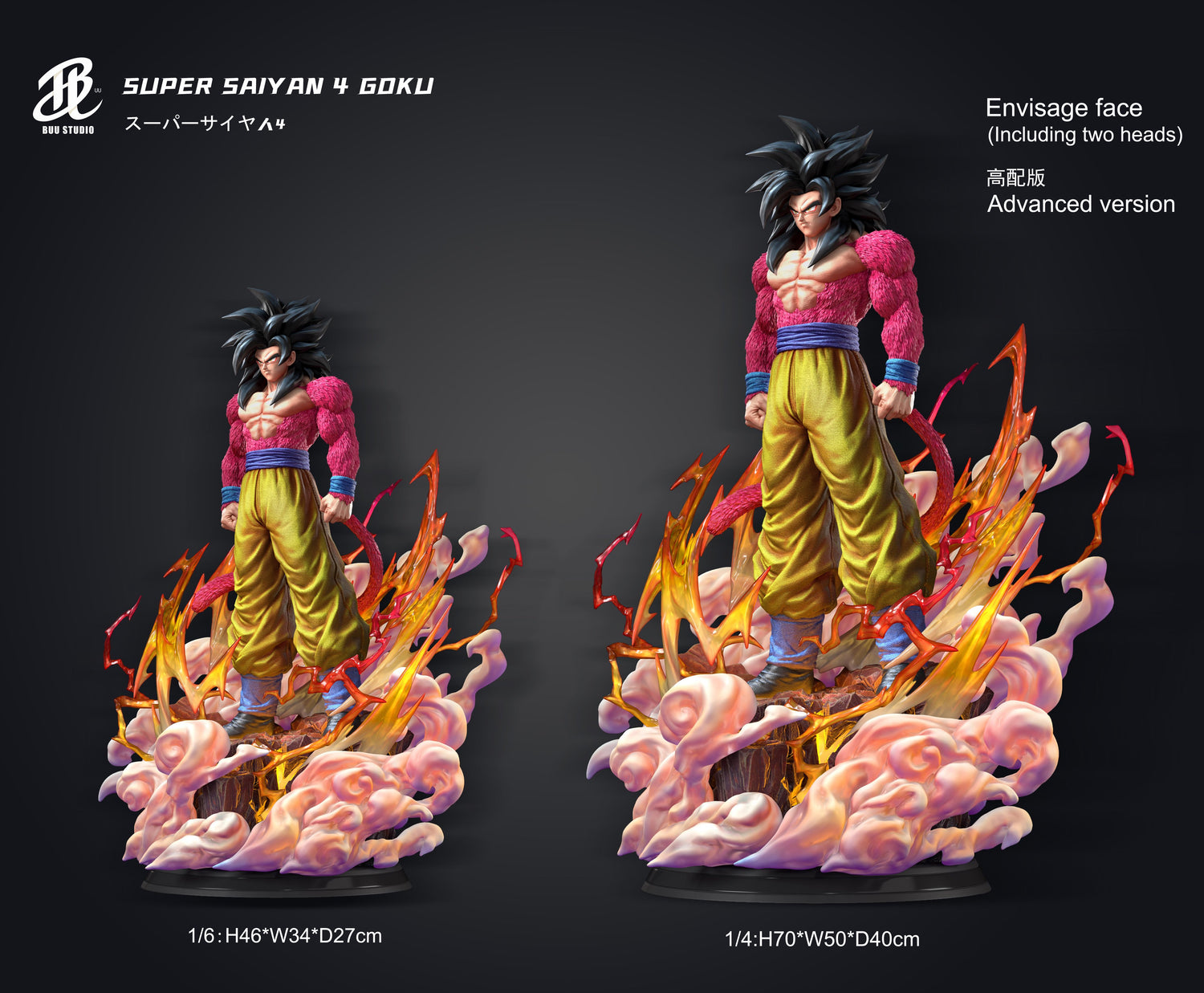 Dragon Ball - Son Goku SS4 | 1:4 Resin Statue | von BUU Studio