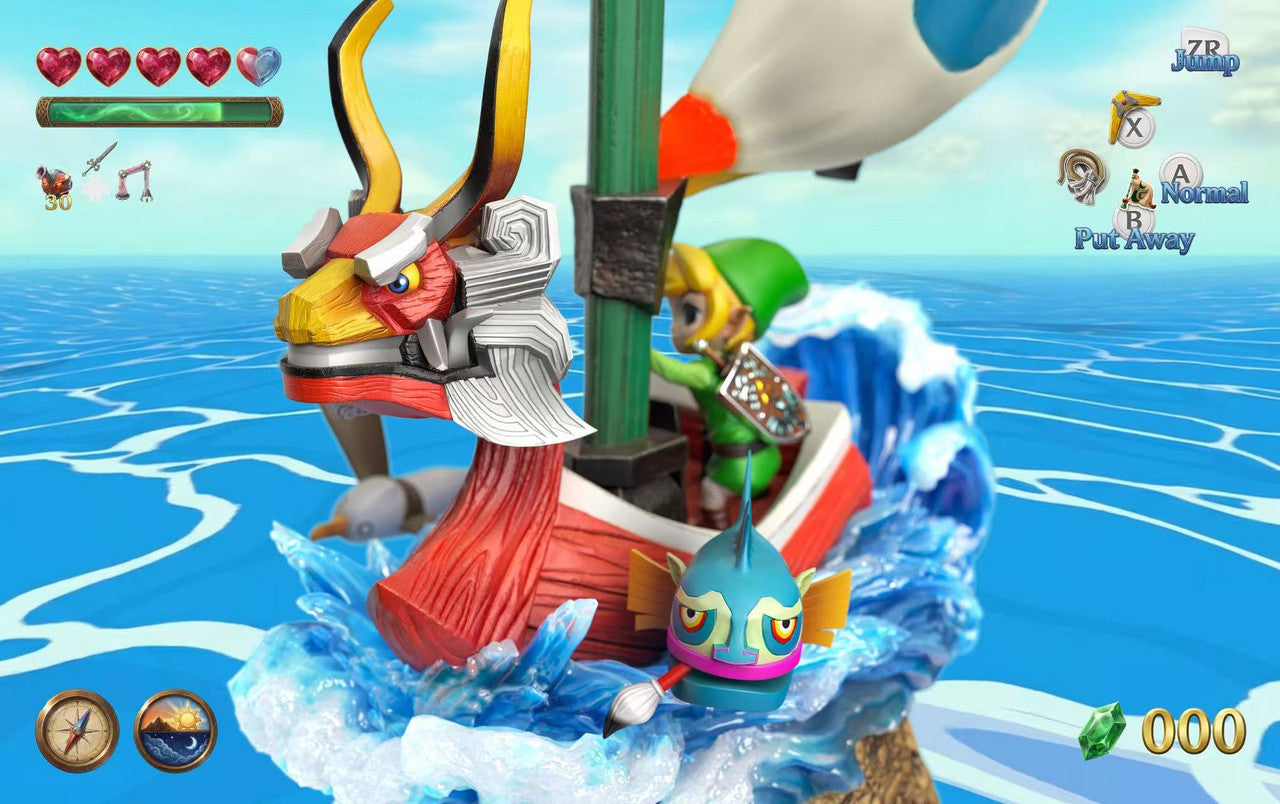 The Legend of Zelda - King of Red Lions & Link | 1:6 Resin Statue | by Fibonacci Studio