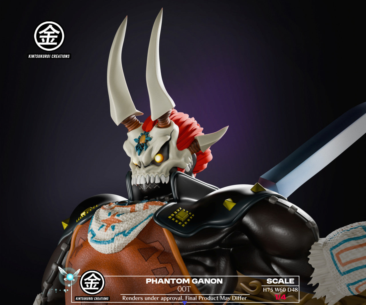 Legend of Zelda - Phantom Ganon | 1:4 Resin Statue | by Kintsukuroi Creations