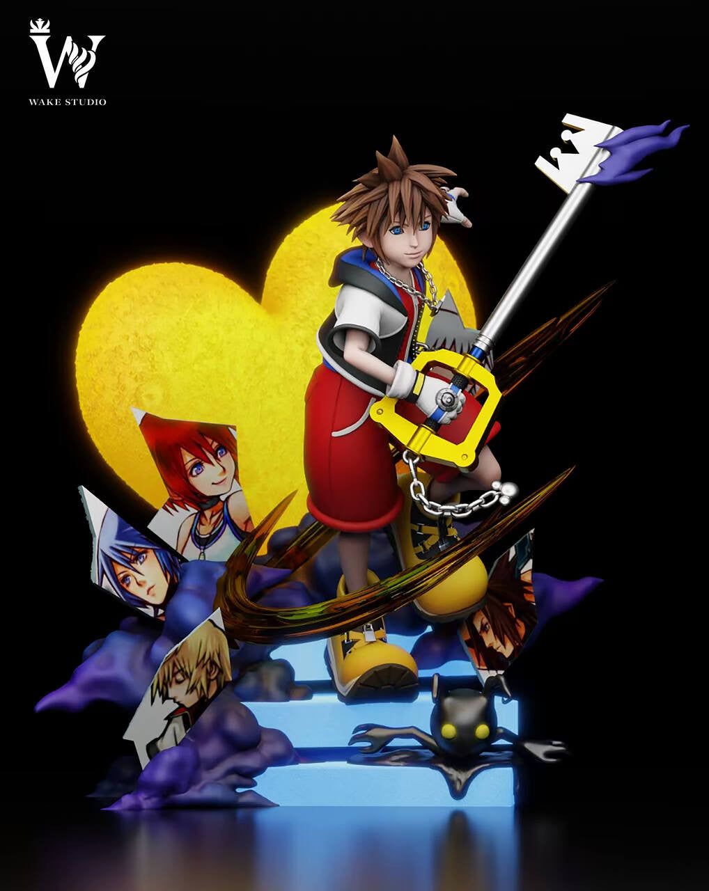 Kingdom Hearts - Sora | 1:4 Resin Statue | by Wake Studio