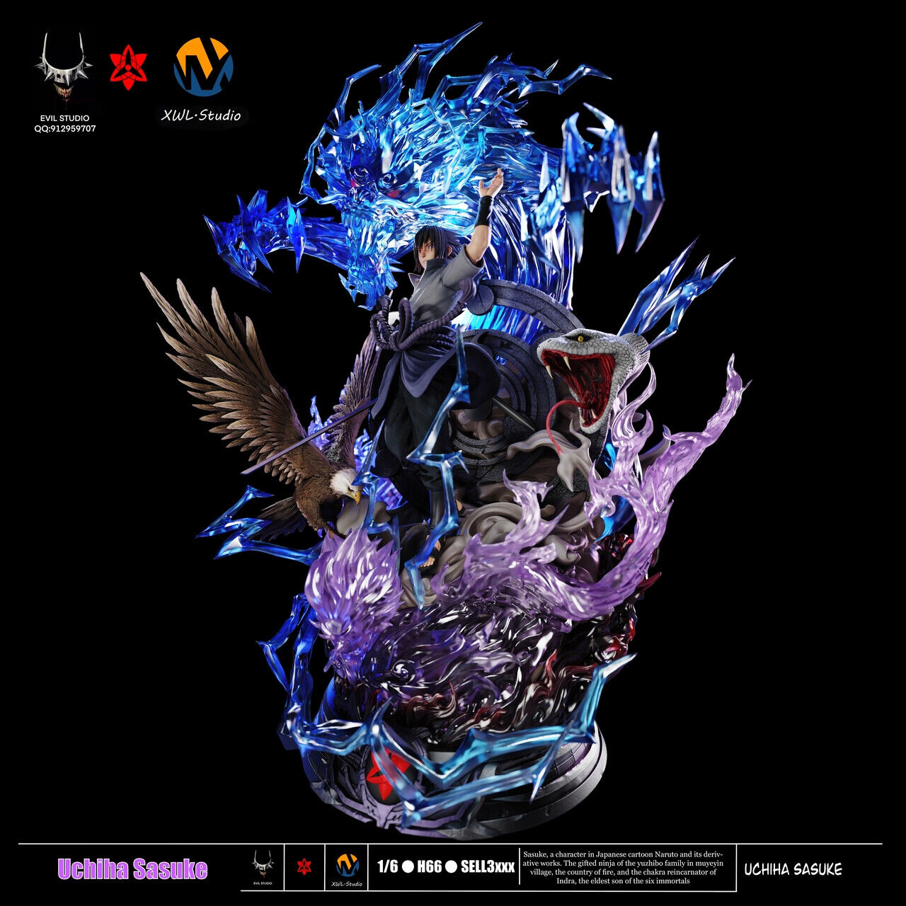 Naruto - Uchiha Sasuke | 1:6 Resin Statue | von Evil Studio