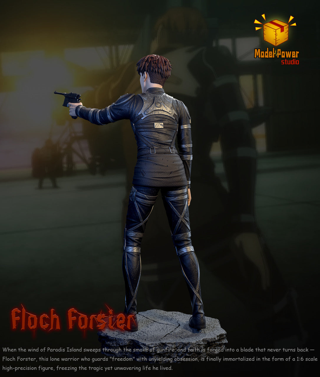 Attack on Titan - Floch Forster | 1:6 Resin Statue | by Model Power Studio