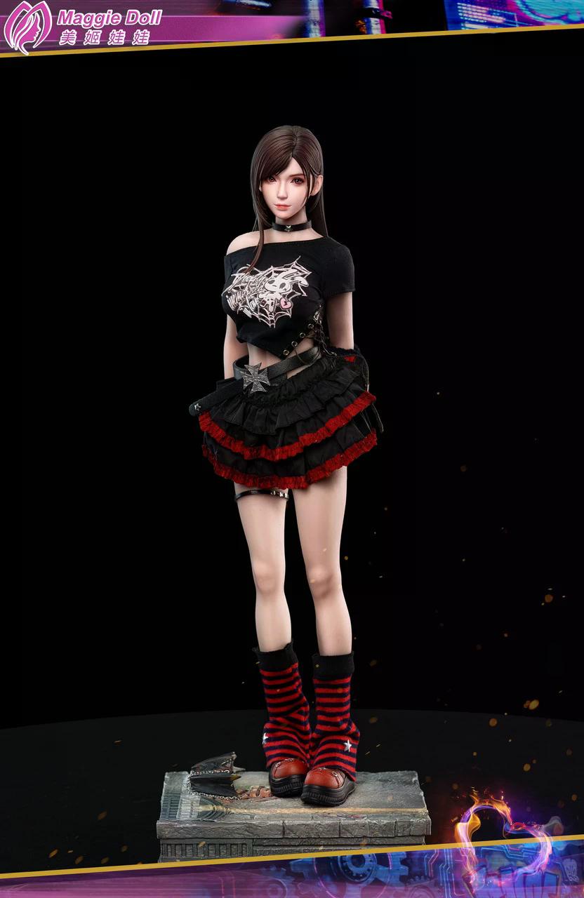 Final Fantasy - Punk Girl Tifa | 1:6 Resin Statue | by Maggie Doll Studio