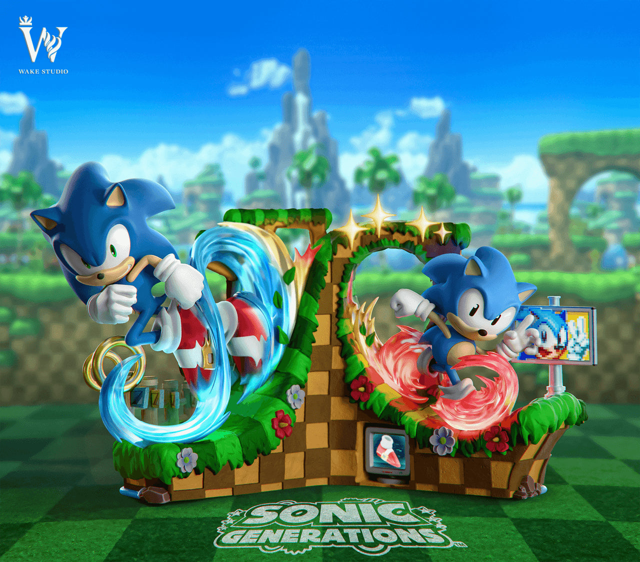 Sonic - Sonic | Resin Statue | by Wake Studio