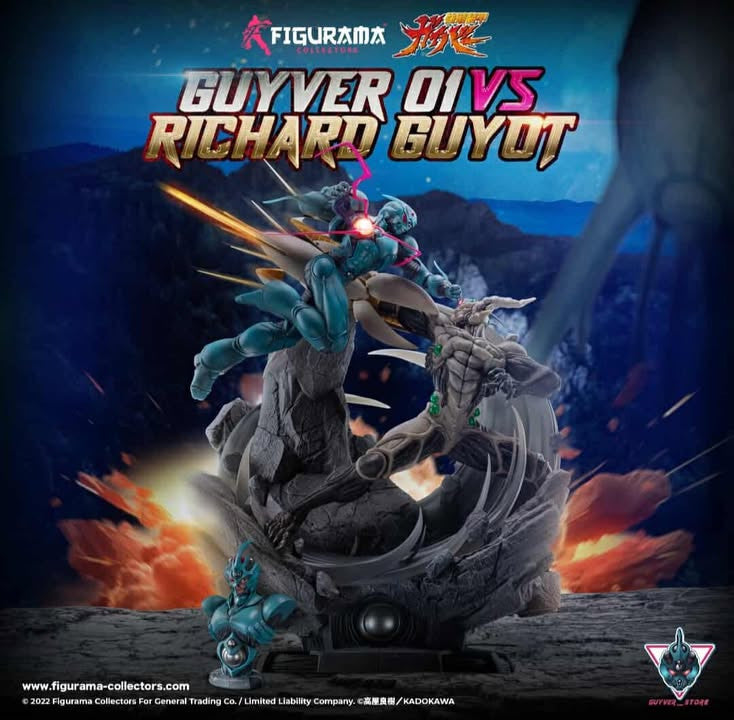 Bio Booster Armor Guyver - Guyver 1 vs Guyot | 1:4 Resin Statue | by Guyver Store X Figurama Collectable