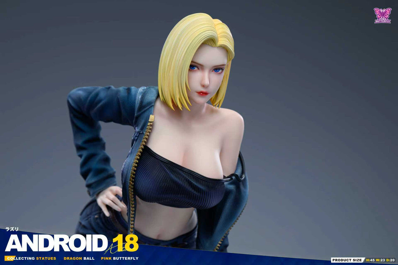 Dragon Ball - Android 18 | 1:4 Resin Statue | by Pink Butterfly Studio