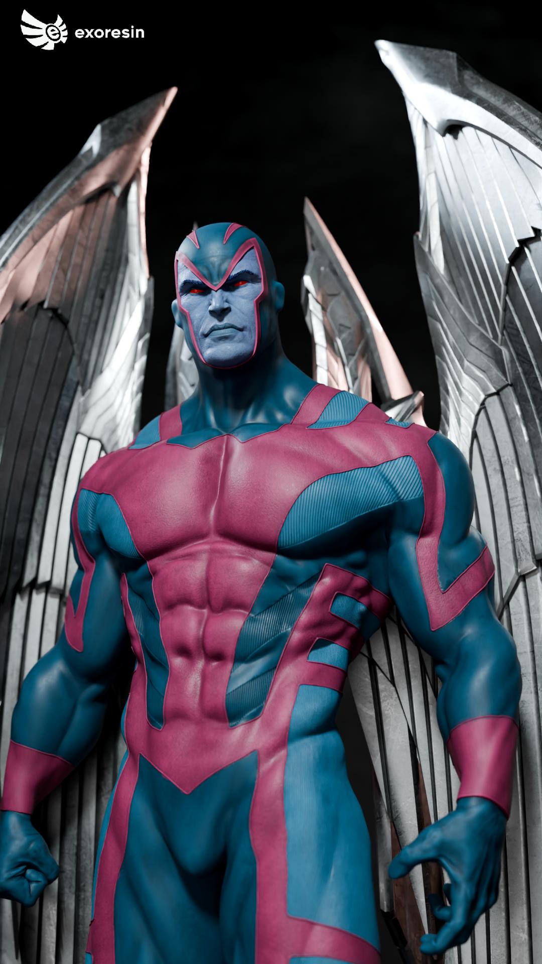 Marvel – Archangel Museum | 1:3.5 Resin Statue | by Exoresin