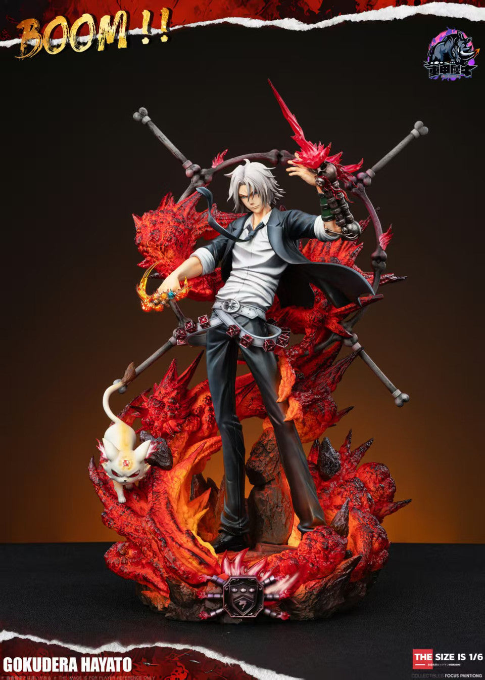 Katekyo Hitman Reborn! - Gokudera Hayato | 1:6 Resin Statue | by Rhinoceros Studio