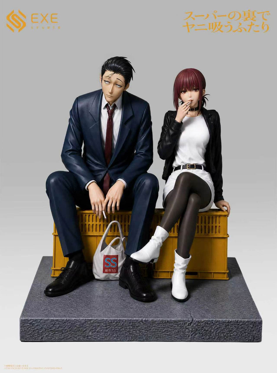 Smoking Behind the Supermarket with You - Sasaki & Tayama | 1:6 Resin Statue | by EXE Studio
