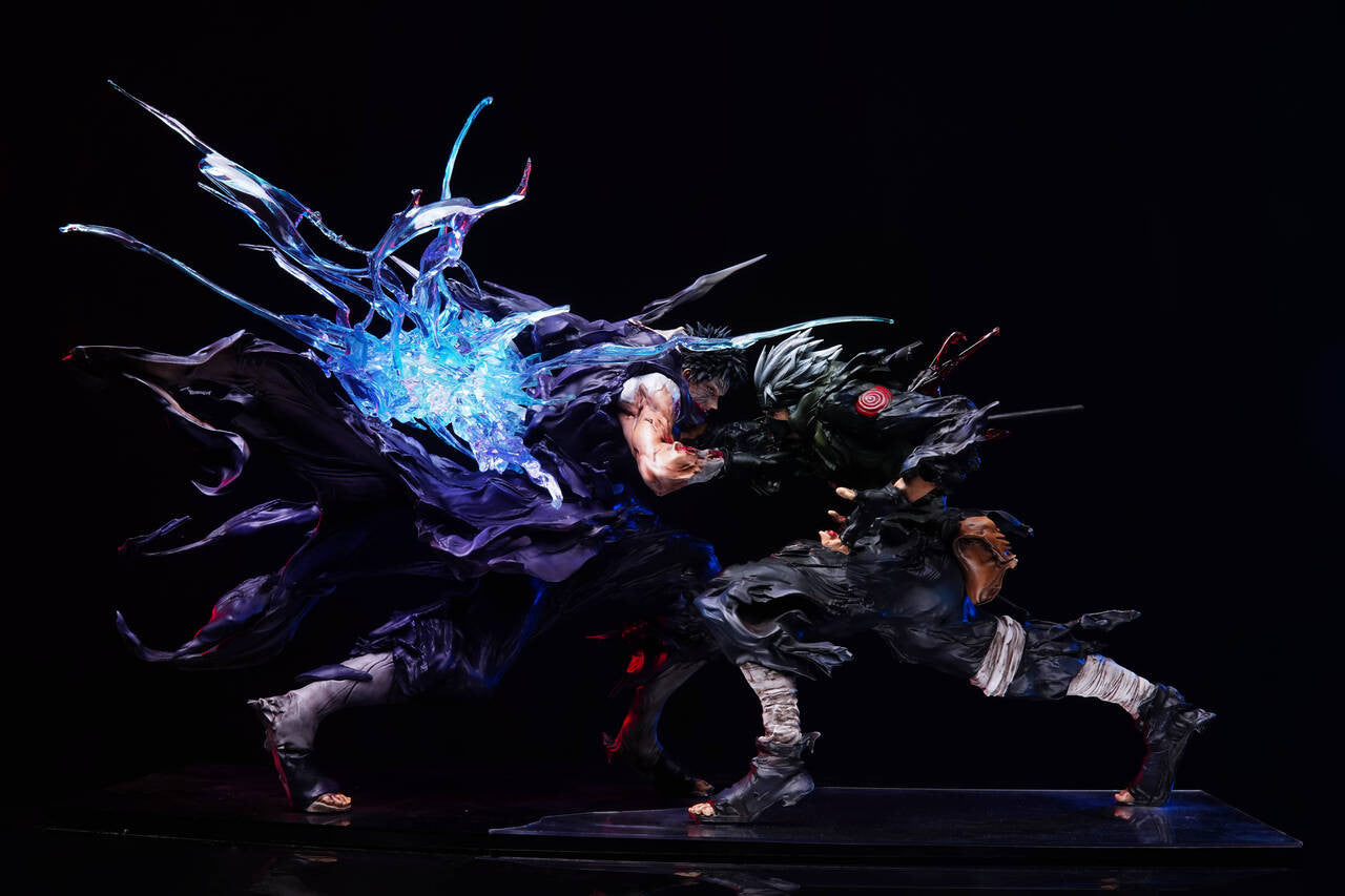 Naruto - Kakashi Hatake vs. Uchiha Obito | 1:6 Resin Staue | by Iron Curtain Studio