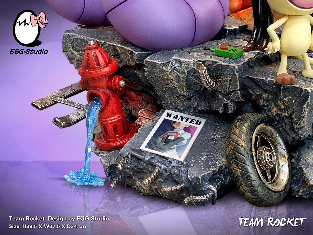 Pokemon - Team Rocket | Resin Statue | by EGG Studio