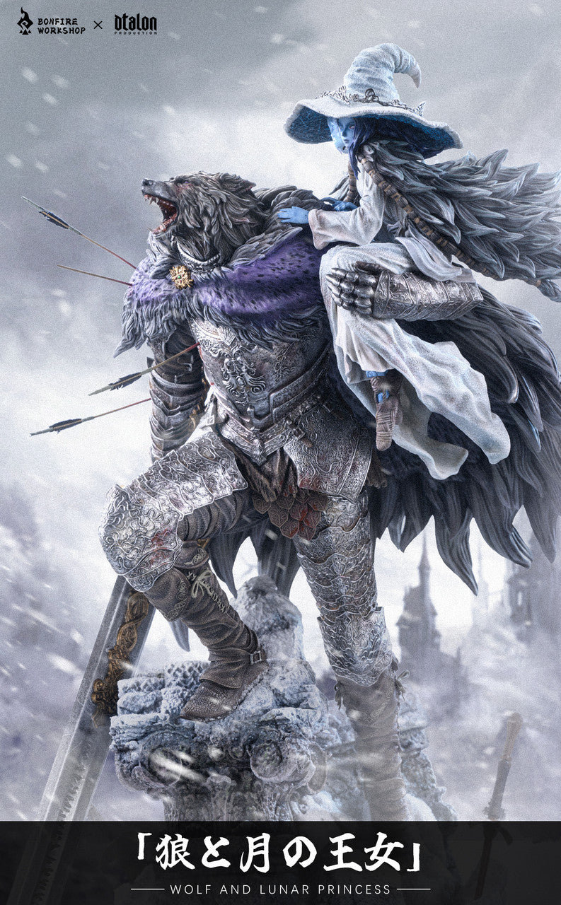 Elden Ring - Blaidd and Ranni | 1:4 Resin Statue | by Bonfire x DTalon Studio