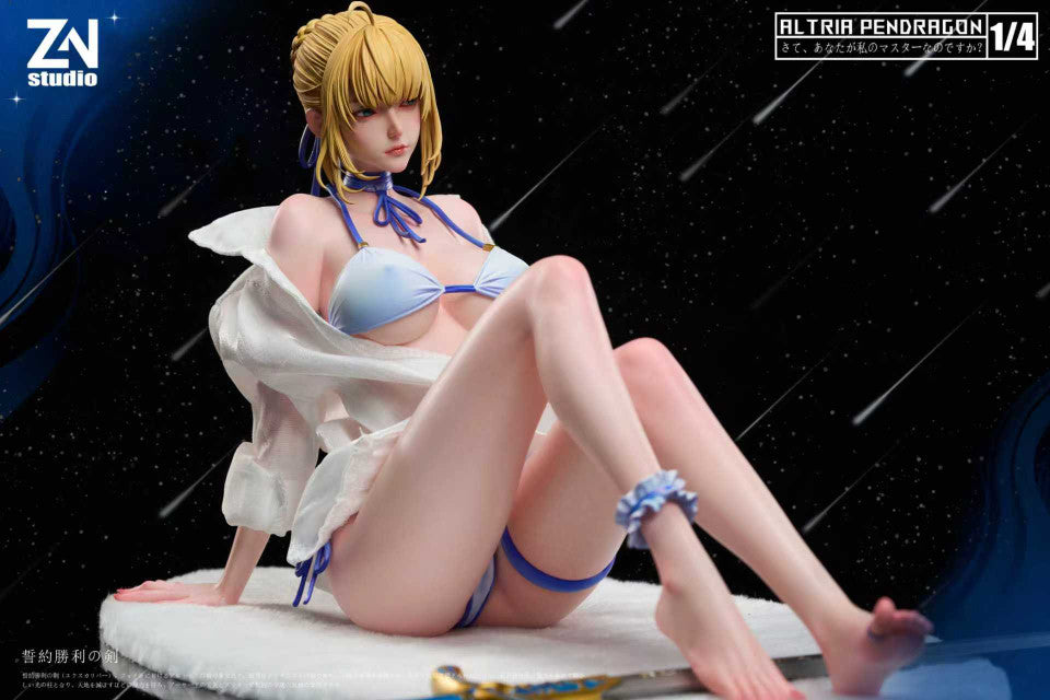 Fate Series - Altria Pendragon Saber | 1:4 Resin Statue | by ZH Studio