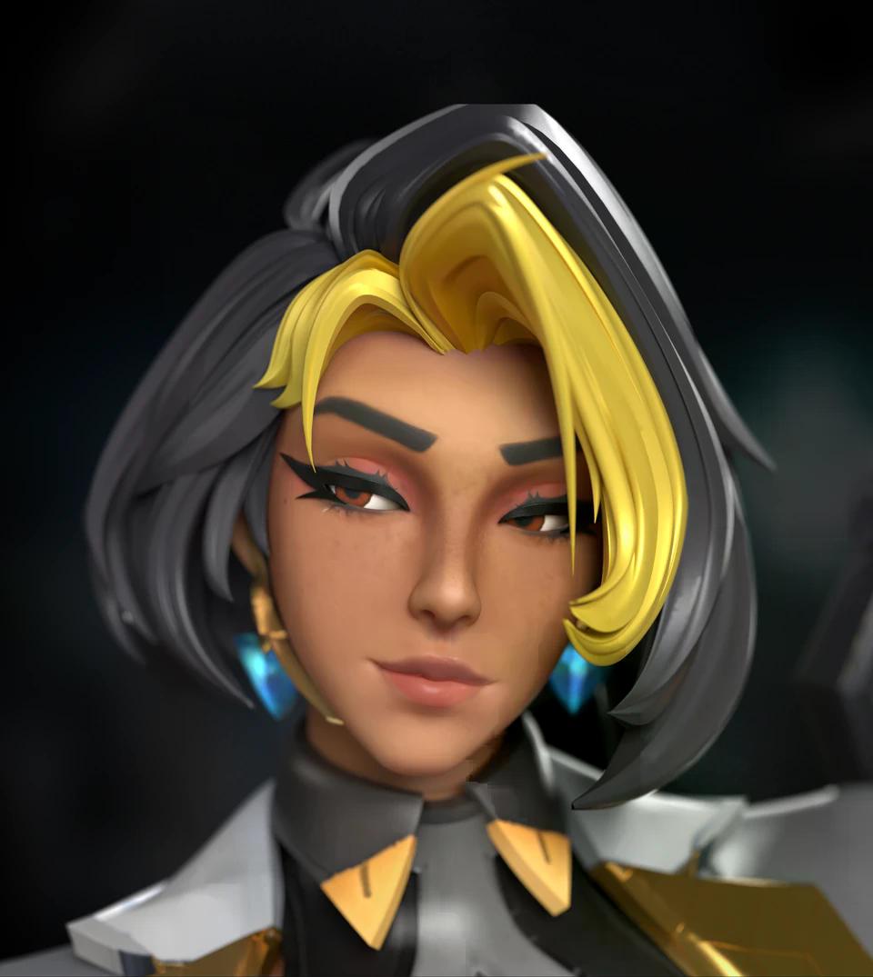 Overwatch - Domina | 1:4 Resin Statue | by 1680 Studio
