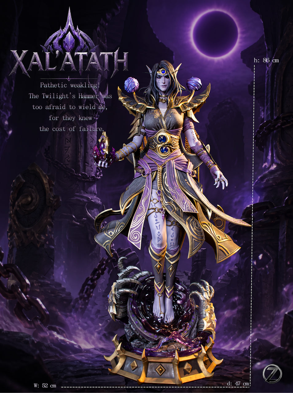 World of Warcraft - Xal'atath | 1:3 Resin Statue | by THUNDER Z Studio