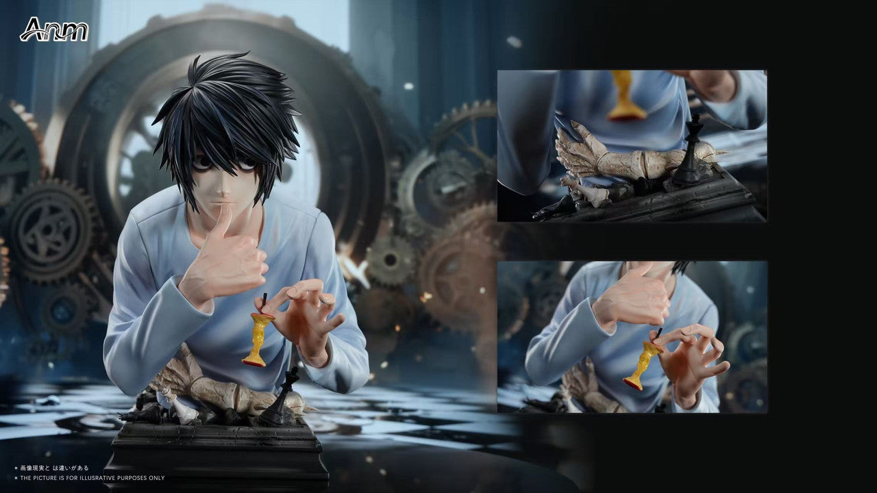 Death Note - L lawliet bust | 1:3 Resin Statue | by Anm Studio