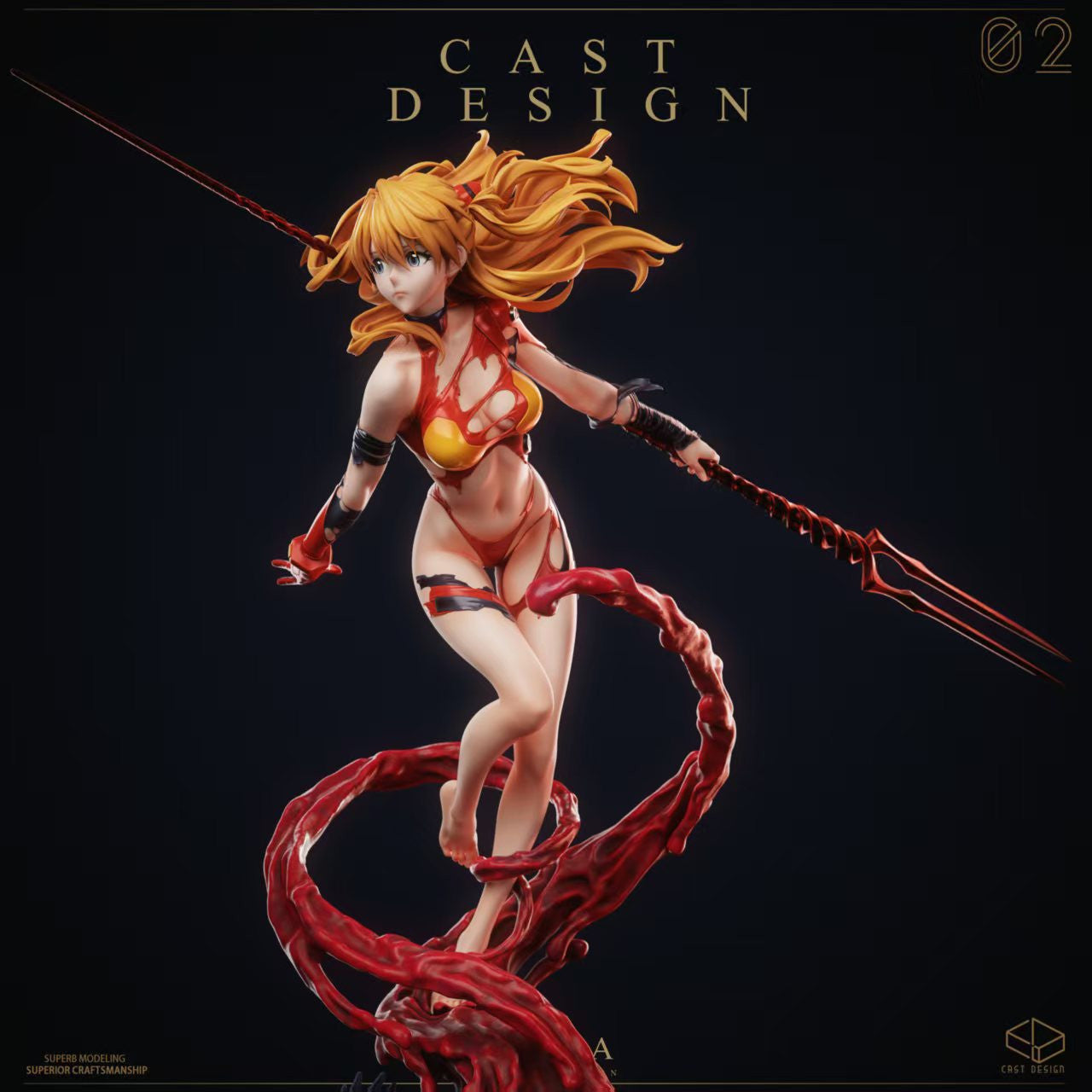 Neon Genesis Evangelion - Asuka | 1:4 Resin Statue | by Cast Design