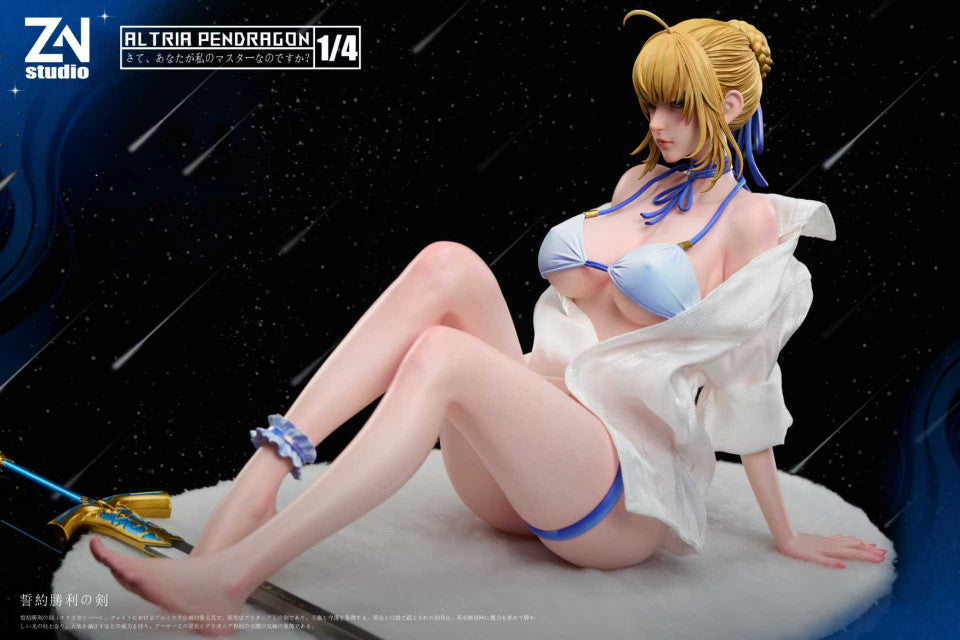 Fate Series - Altria Pendragon Saber | 1:4 Resin Statue | by ZH Studio